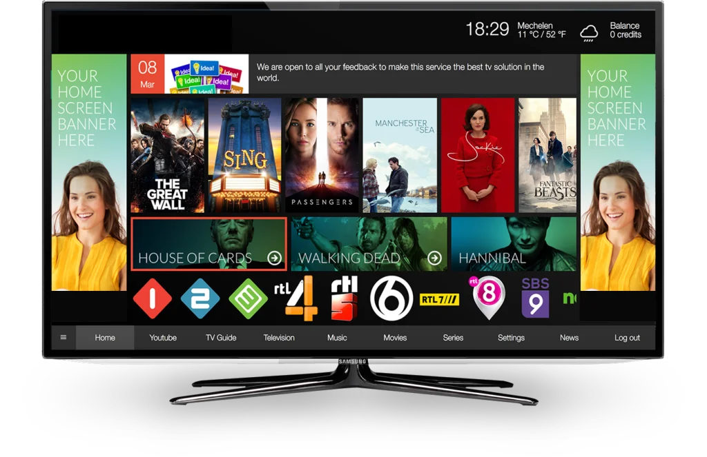 TUNETV Interface